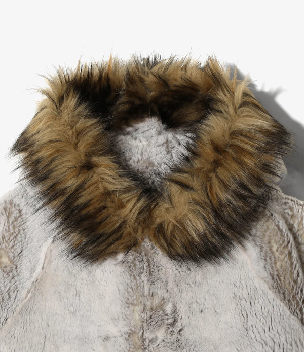 【 RhodolirioN 】M-43 TYPE PILE LINER COAT - ECO FUR - / Beige