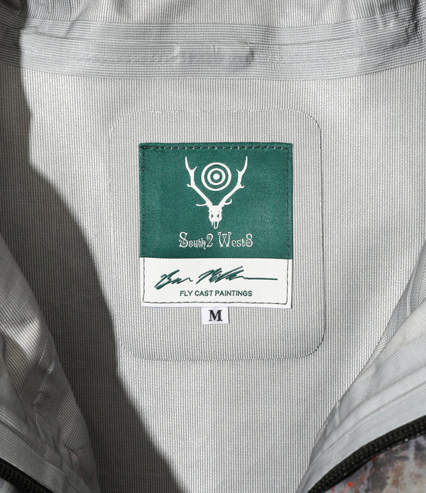 【 South2 West8 】× BEN MILLER　RIVER TREK JACKET - PRINTED COTTON RIPSTOP - / Beige