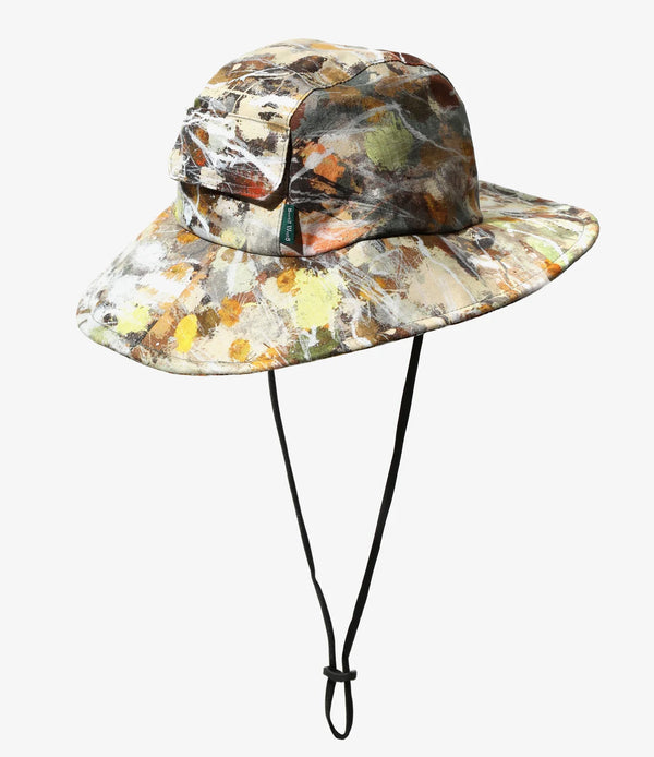 【 South2 West8 】× BEN MILLER LONG BRIM HAT - PRINT COTTON RIPSTOP ( 3LAYER ) - / Beige