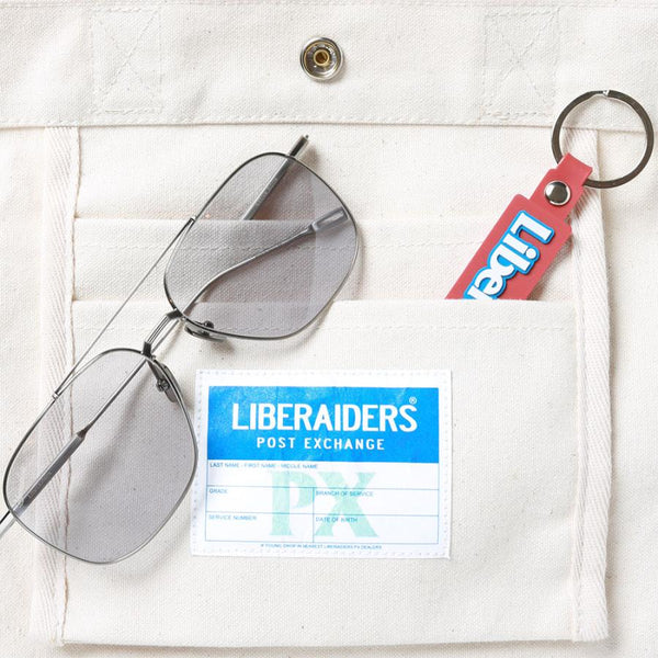 【Liberaiders 】Liberaiders PX CANVAS LUNCH TOTE BAG / WHITE