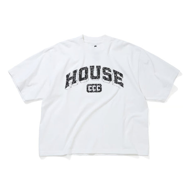【 CITY COUNTRY CITY 】CCC × IS-NESS MUSIC T-SHIRT - HOUSE - / White