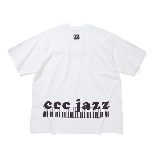 【 CITY COUNTRY CITY 】COTTON T-SHIRT_CCC JAZZ / White