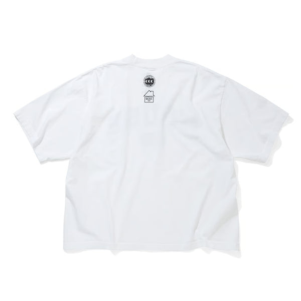 【 CITY COUNTRY CITY 】CCC × IS-NESS MUSIC T-SHIRT - HOUSE - / White