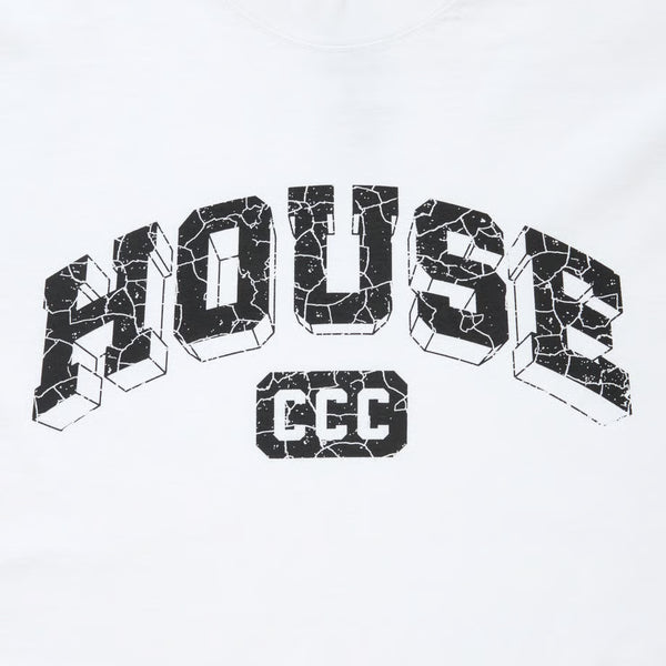 【 CITY COUNTRY CITY 】CCC × IS-NESS MUSIC T-SHIRT - HOUSE - / White