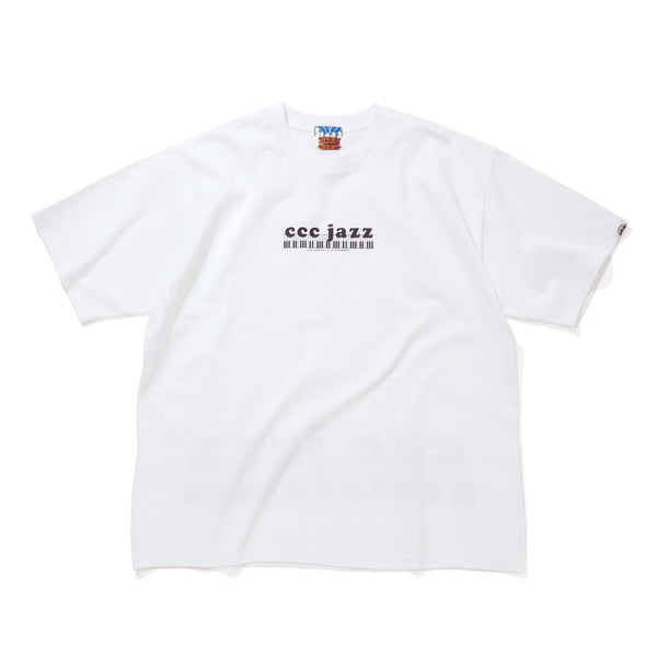 【 CITY COUNTRY CITY 】COTTON T-SHIRT_CCC JAZZ / White