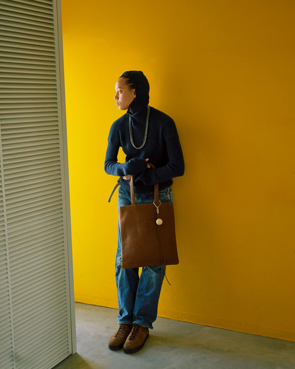 【hobo】BEADS NECKLACE STONE / Grey