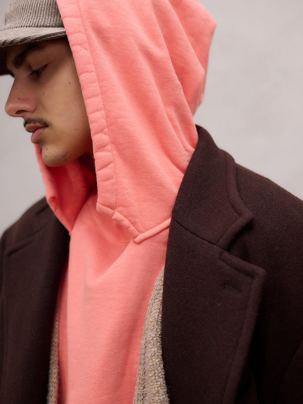 【 UNUSED 】SWEAT HOODIE / Coral