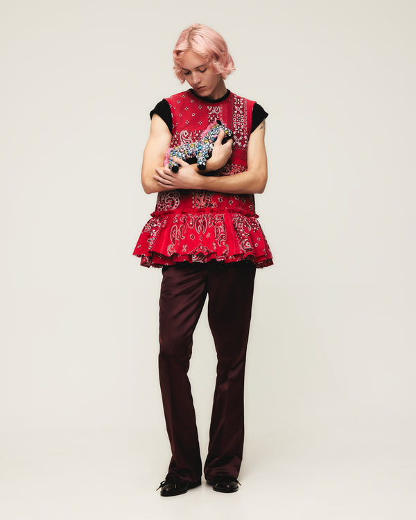 【 HOMMENA 】MINI A LINE DRESS / Black