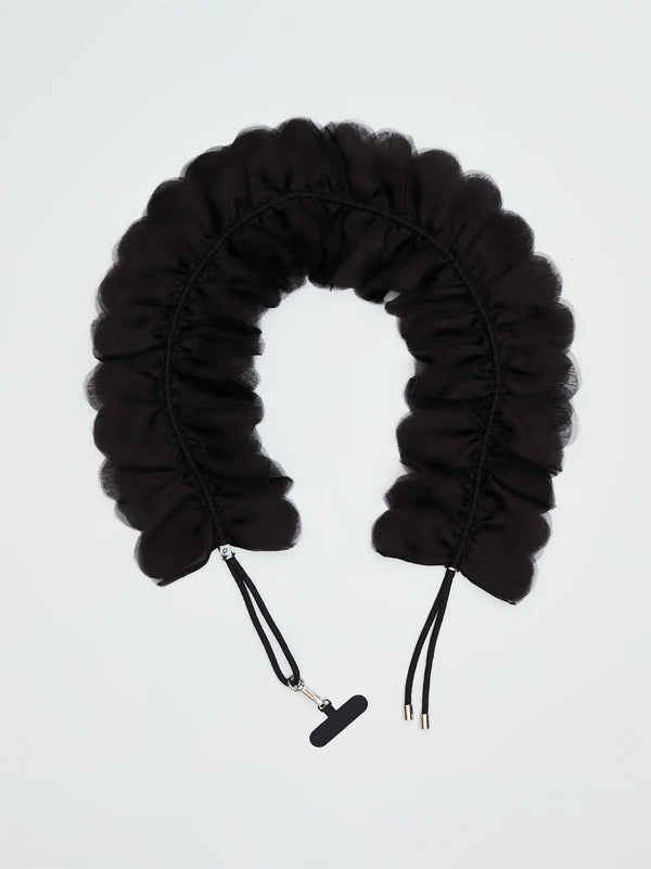【pop up dress】SCALLOP STRAP / Black