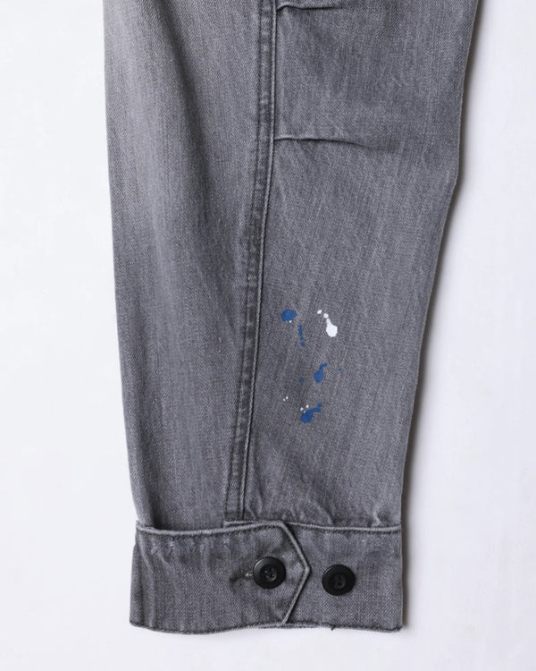 【Liberaiders】DENIM COMBAT JACKET / BLACK