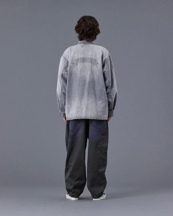 【Liberaiders】DENIM COMBAT JACKET / BLACK