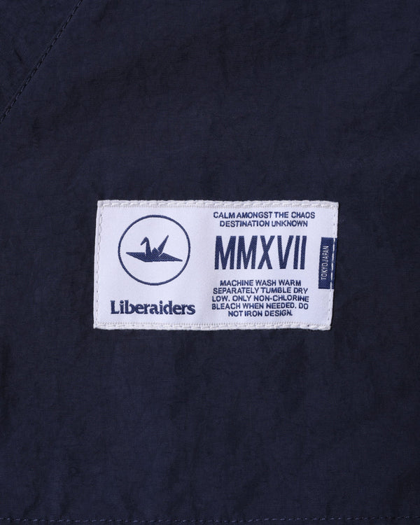 【Liberaiders】NYLON HALF ZIP / NAVY