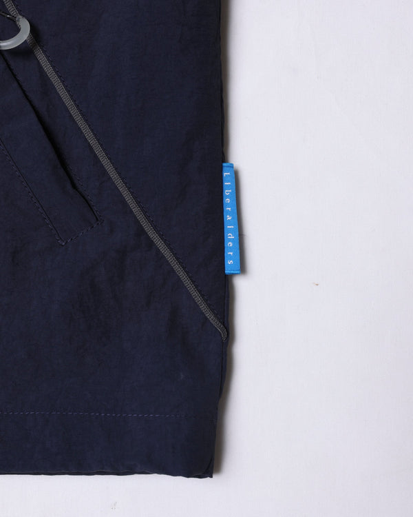 【Liberaiders】NYLON HALF ZIP / NAVY