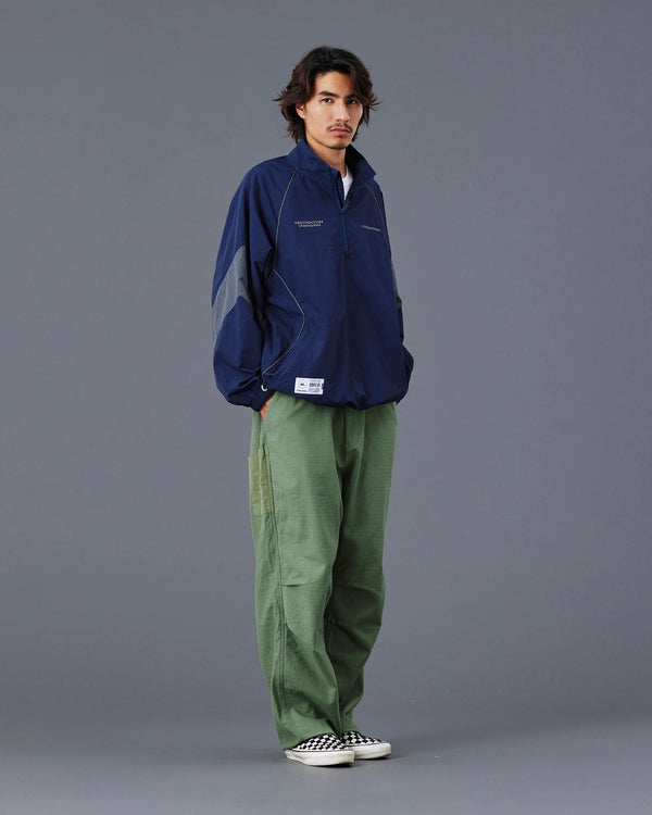 【Liberaiders】NYLON HALF ZIP / NAVY