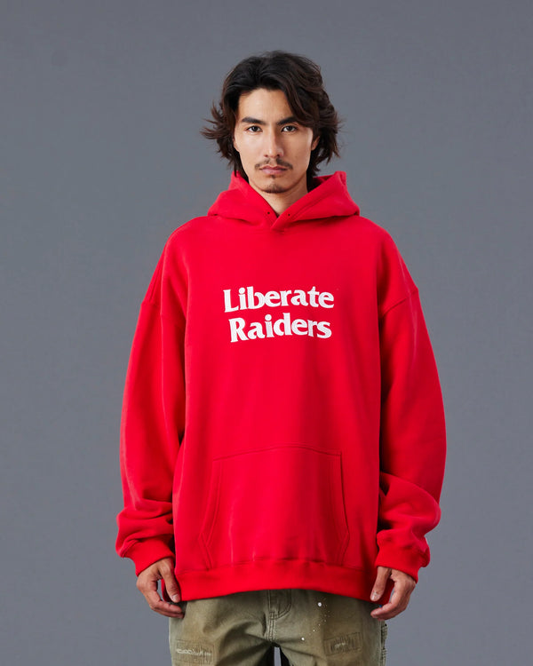 【Liberaiders】LR EMBROIDERY HOODIE / RED