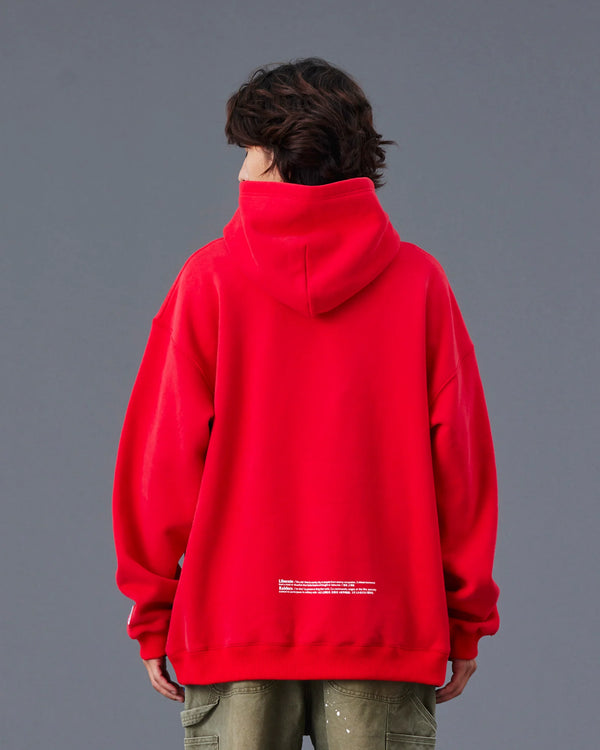 【Liberaiders】LR EMBROIDERY HOODIE / RED