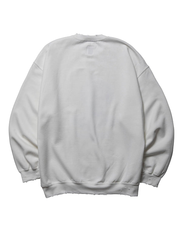 【Liberaiders】PORTRAIT CREWNECK / WHITE