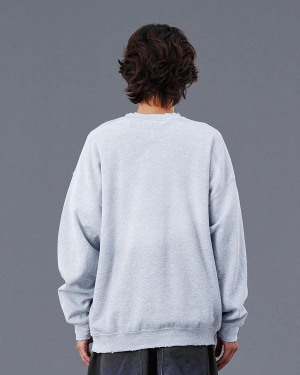【Liberaiders】PORTRAIT CREWNECK / GRAY