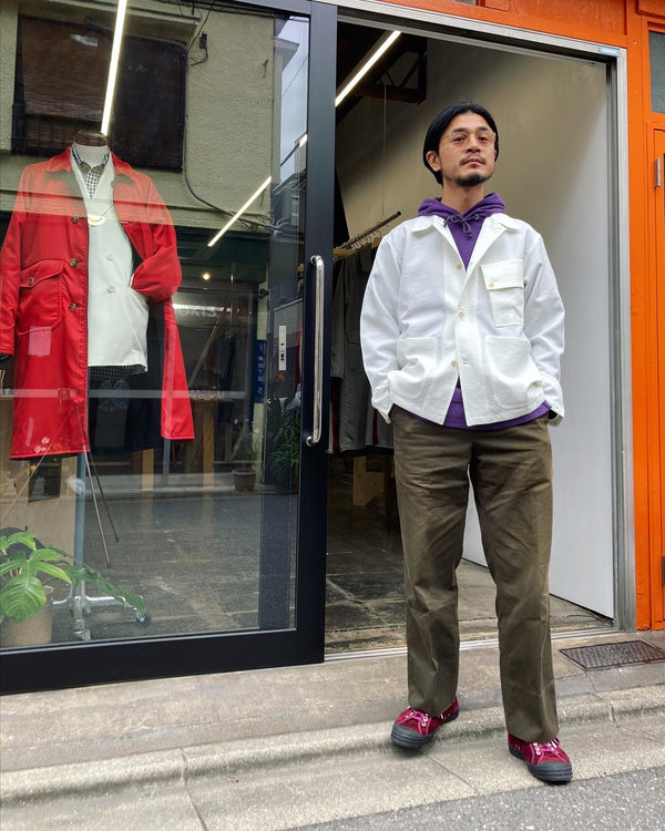 【YOTA TOKI】CHORE JACKET / Ivory