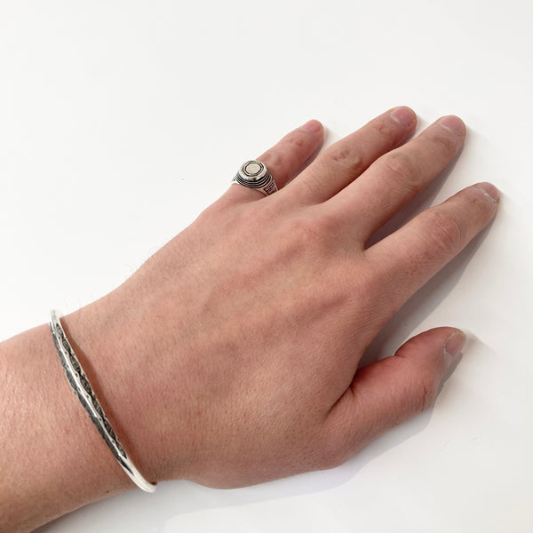 TOUAREG SILVER】SILVER BANGLE 02 – TOKIS TOUAREG SILVER】SILVER BANGLE 02 – TOKIS