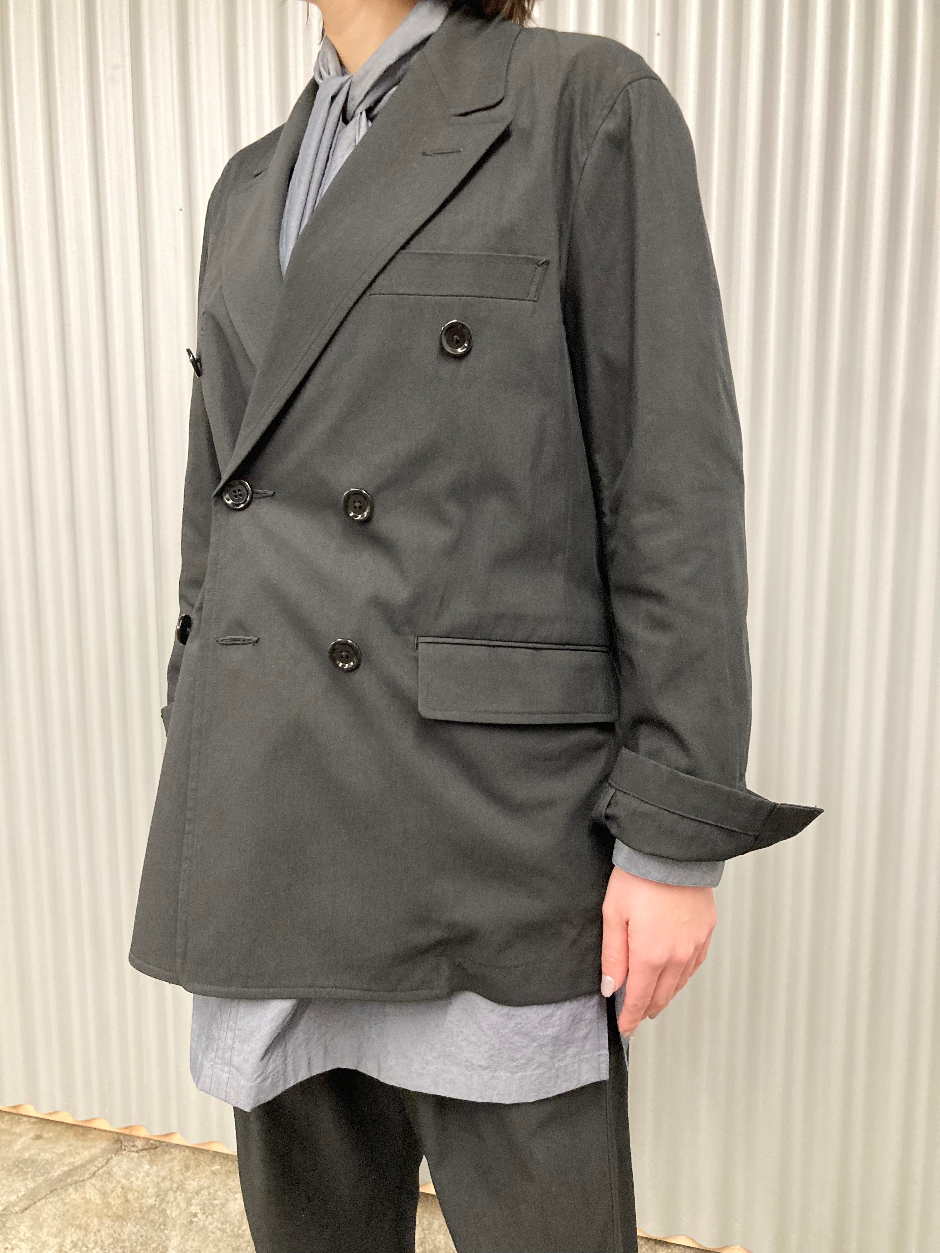 YOTA TOKI】DOUBLE BREASTED JACKET / Black – TOKIS