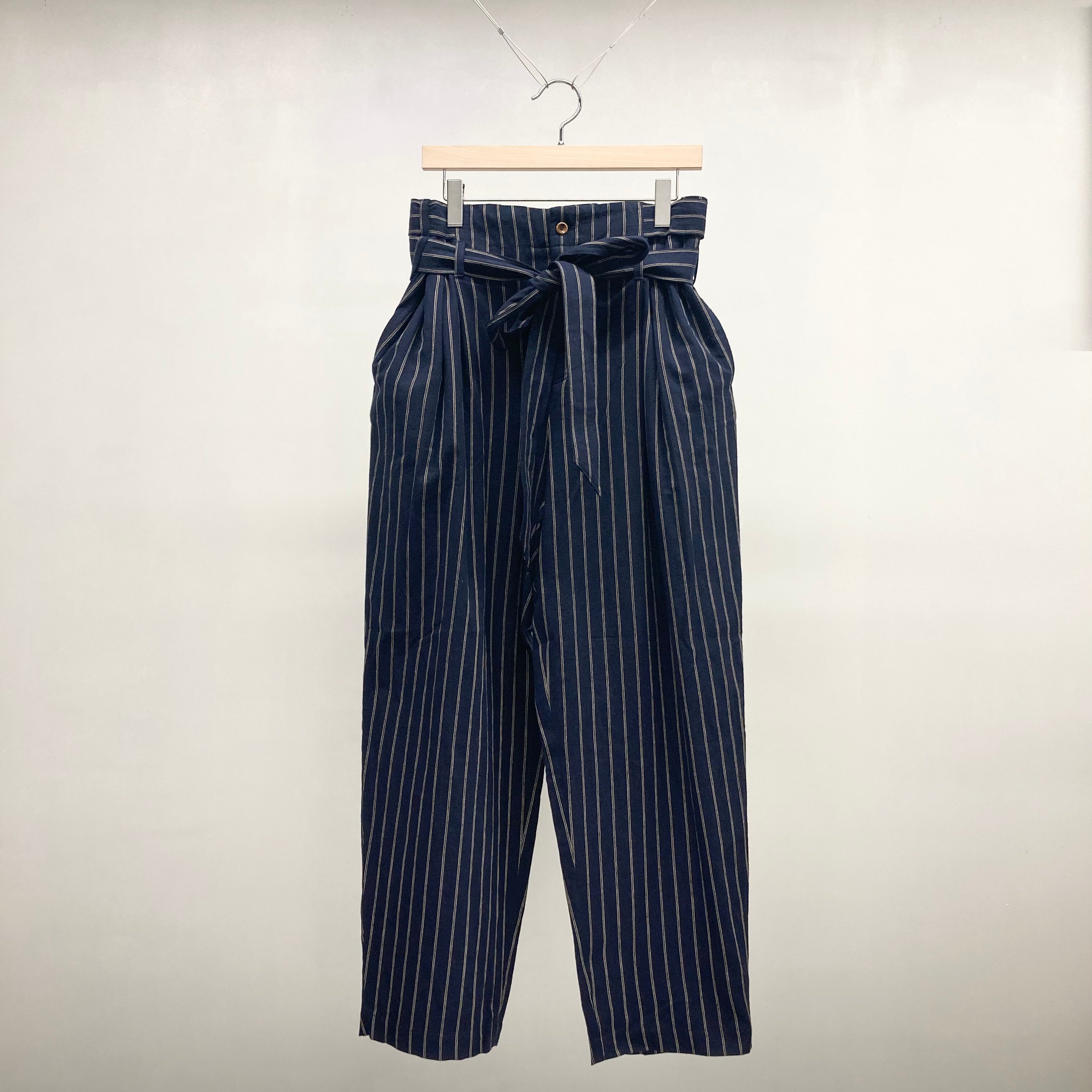 frank leder / フランクリーダー】FARMERS STRIPED COTTON×LINEN