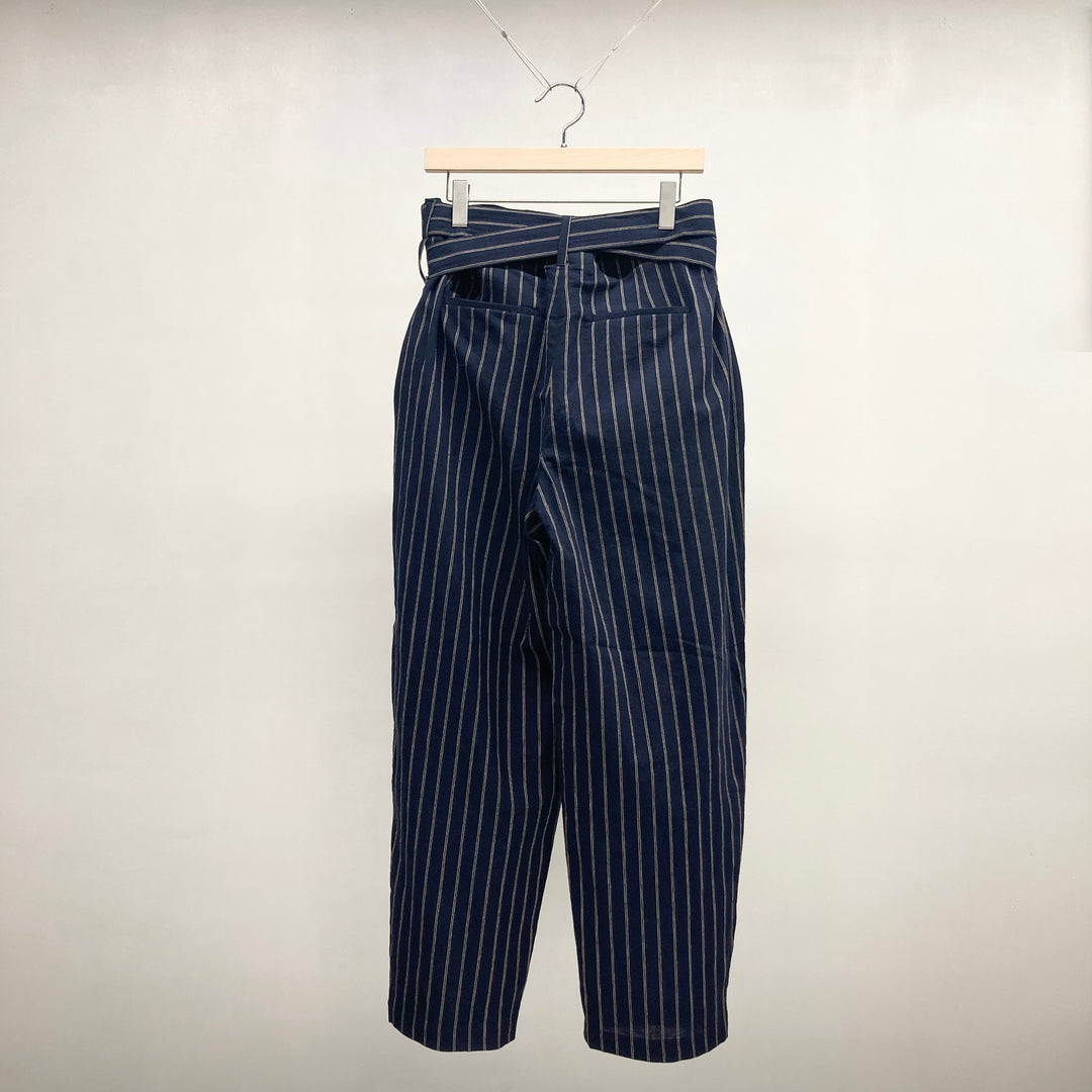 frank leder / フランクリーダー】FARMERS STRIPED COTTON×LINEN