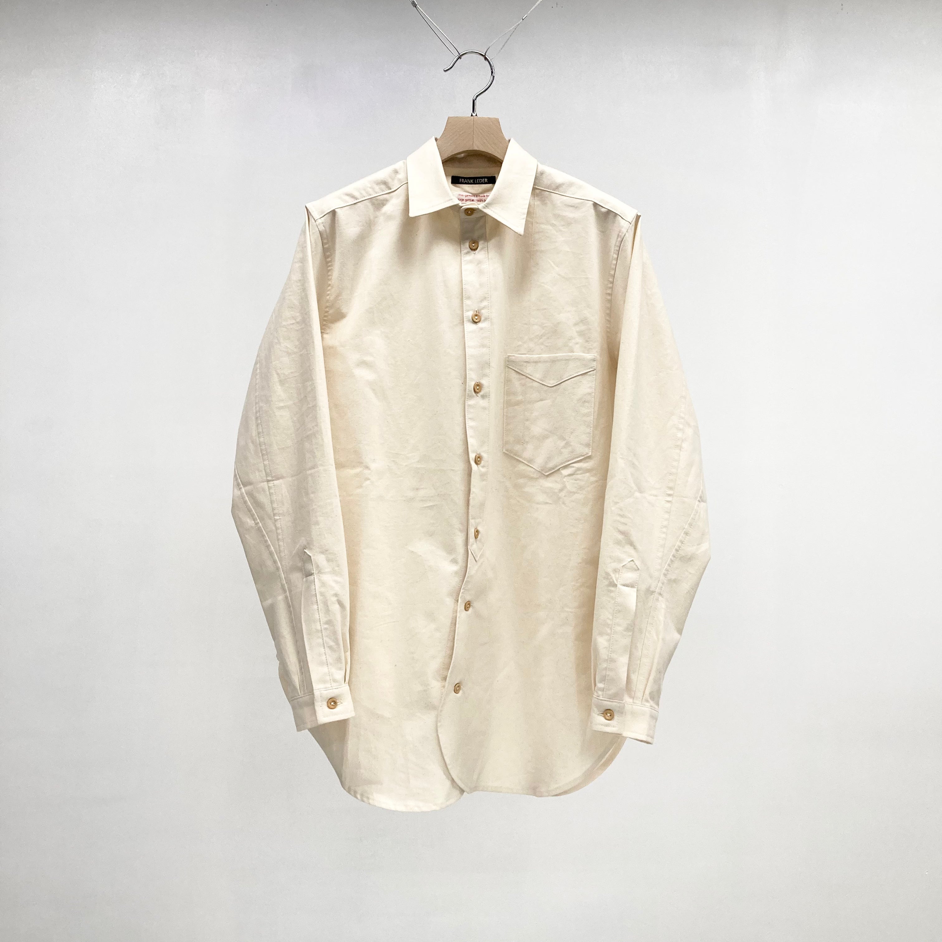 FRANK LEDER VINTAGE BEDSHEET SHIRT FRANK LEDER VINTAGE BEDSHEET SHIRT