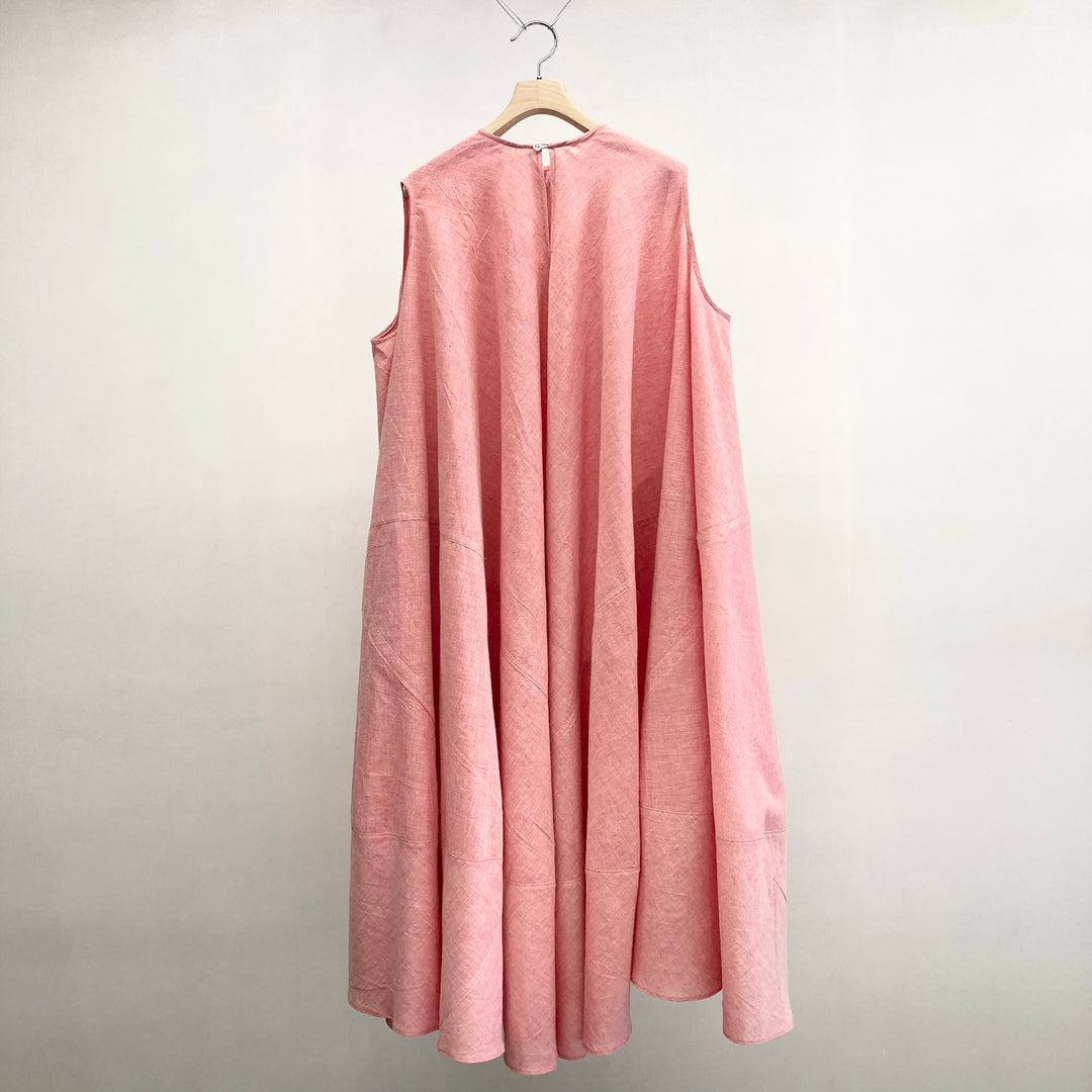 【Whiteread / ホワイトリード】SLEEVELESS CIRCLE DRESS / Pink