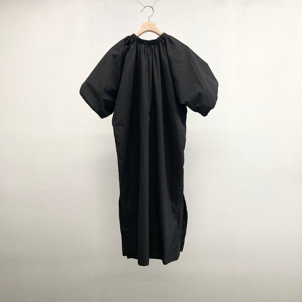 【Whiteread / ホワイトリード】GATHERED NECK DRESS / Black