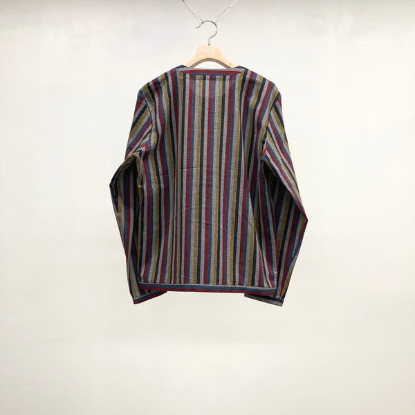 【frank leder / フランクリーダー】BAVARIAN MULTI STRIPED COTTON JANKER / Multi Stripe